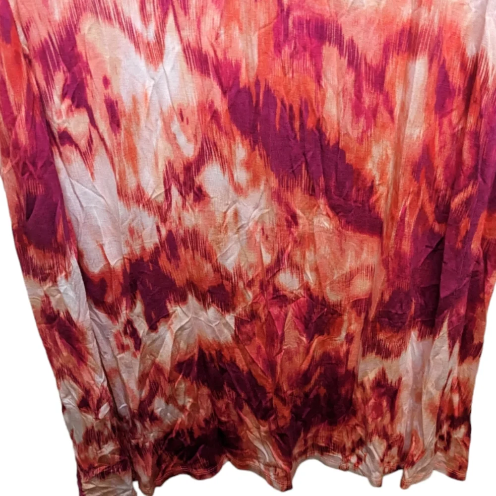 a.n.a Red/Orange Tie-Dye Maxi Skirt 🌅✨ Petite - Picture 8 of 10
